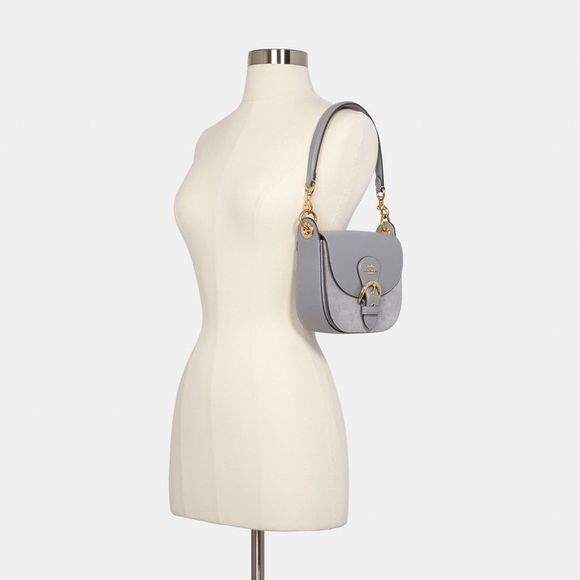 ALMOST PERFECT Coach Outlet Kleo Shoulder Bag 17 - Picture 4 of 6